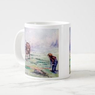 Grande Tasse La vache et l'enfant/The cow and the je vais