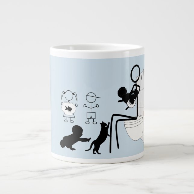 Grande Tasse La vie de maman (Devant)