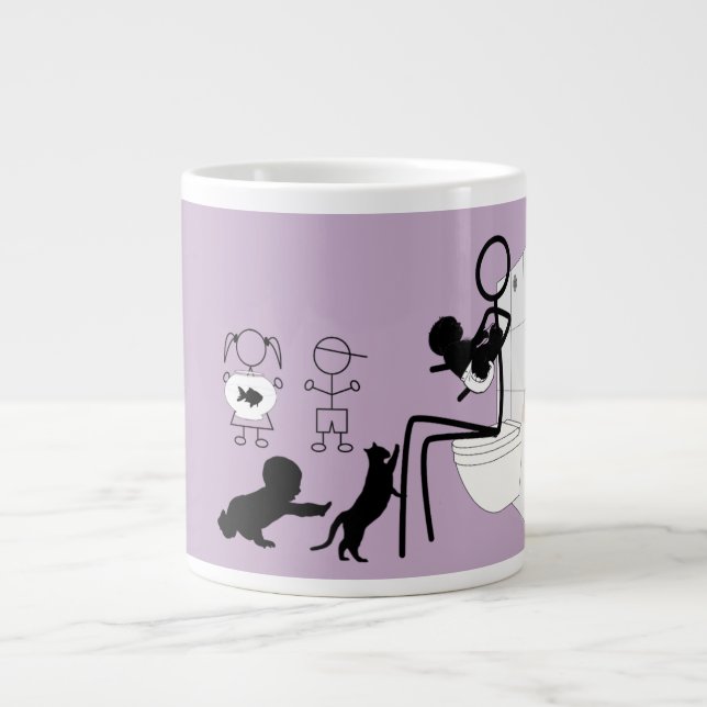 Grande Tasse La vie de maman (Devant)