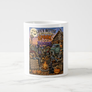 Grande Tasse La vie est meilleure avec un peu de fantôme