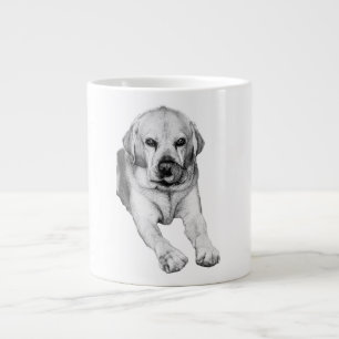 Grande Tasse Labrador au repos avec calme des fêtes