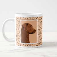 Labrador Retriever (Chocolat) Peinture - Chien Art