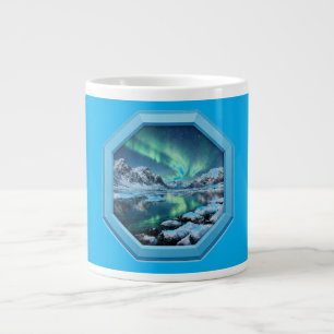 Grande Tasse Lac de montagne reflète n° lumières dans un cadre 