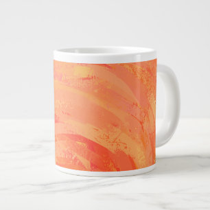Grande Tasse Lac Fire Orange Swirl