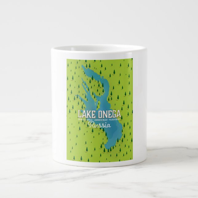 Grande Tasse Lac Onega, russie, Plan de voyage (Devant)