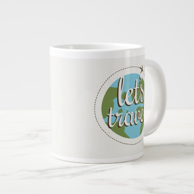 Grande Tasse Laisse aller voyage (Devant droit)