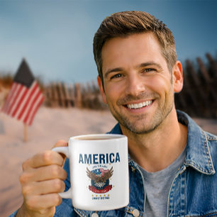 Grande Tasse L'Amérique 250 Ans Terre Patriotique de la Liber