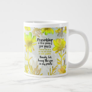 Grande Tasse L'Amitié, c'est comme jeter un coup d'oeil à votre
