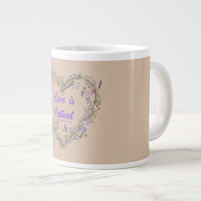 Grande Tasse L'amour est.... (Devant droit)