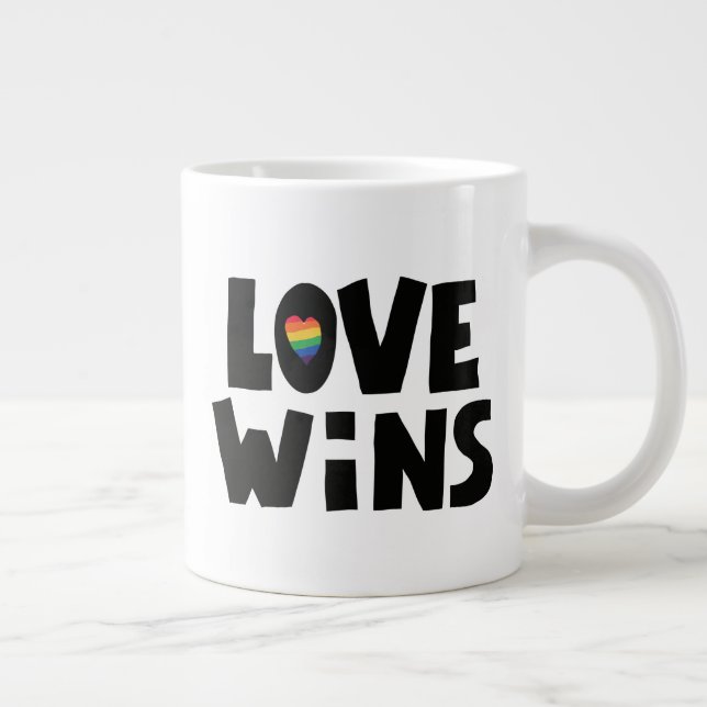 Grande Tasse L'amour gagne (Droite)