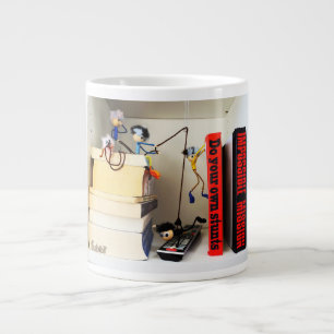 Grande Tasse Lancer la tête de Fubby à Tom Cruise.