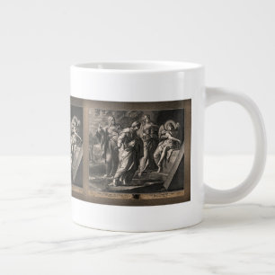 Grande Tasse L'ange annonçant la Résurrection par Jean Roullet