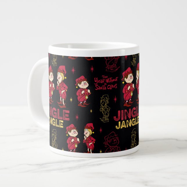 Grande Tasse L'ANNÉE SANS SANTA CLAUS™ | Motif Elf (Devant gauche)