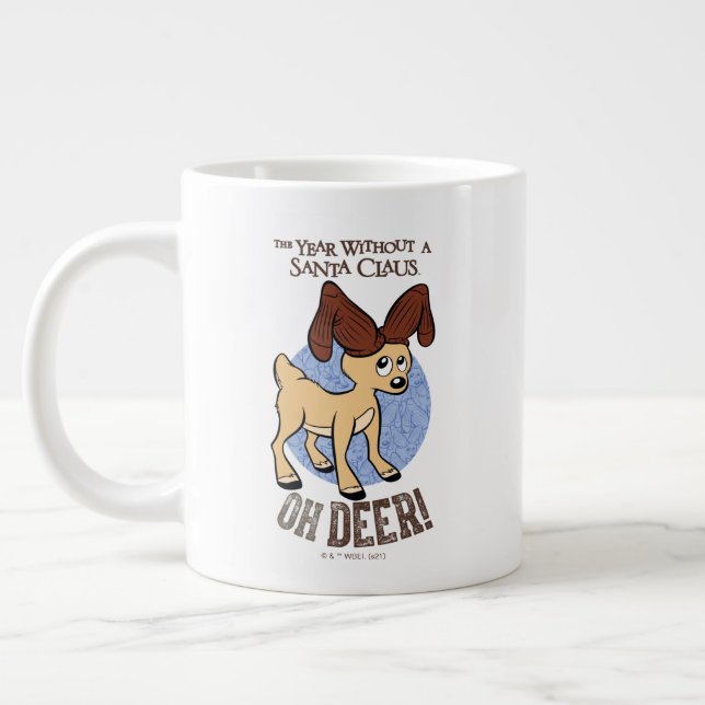 Grande Tasse L'ANNÉE SANS SANTA CLAUS™ | Vixen "Oh Deer" (Gauche)