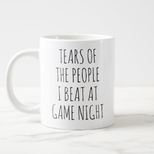 Grande Tasse LARmes des GENs QUE J'AI BATTU LORS D'UNE SOIRÉE D