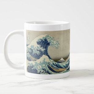 Grande Tasse L'art japonais vintage, la grande vague de Hokusai