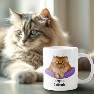 Grande Tasse L'attitude a une Catitude