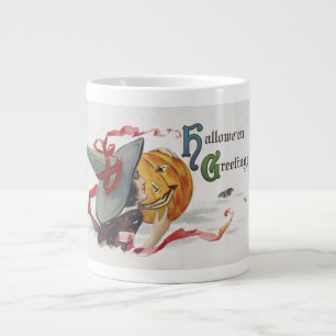 Grande Tasse Le baiser de la sorcière : Jack-o'-lantern à Hallo