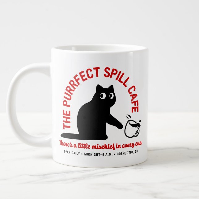 Grande Tasse Le Café des déversements (Gauche)