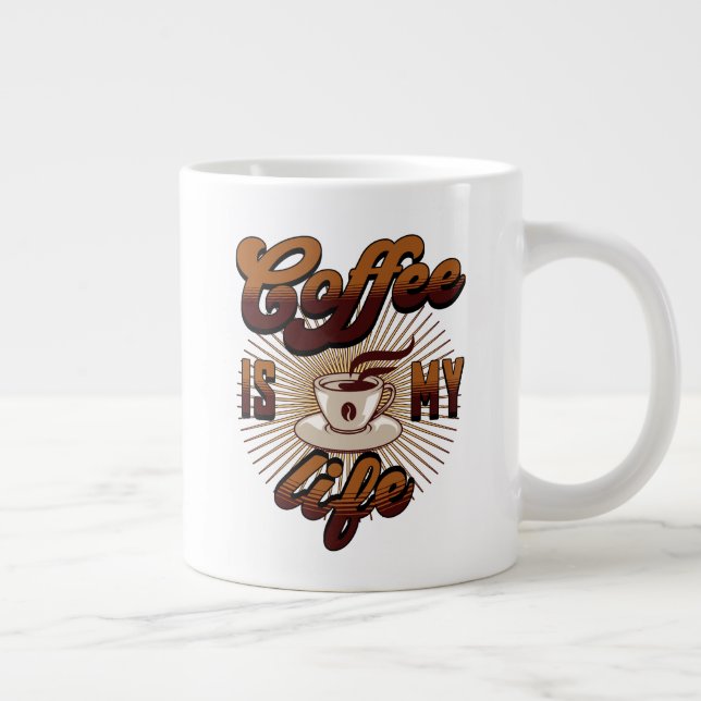 Grande Tasse Le café est ma VIE (Droite)
