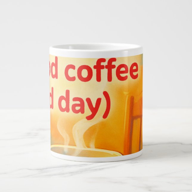 Grande Tasse Le café est une vie  (Devant)