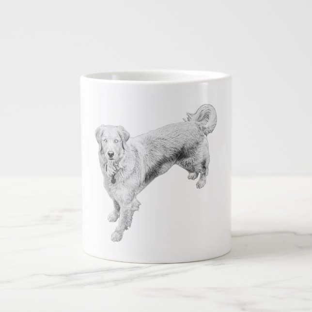 Grande Tasse Le calme du Guardian d'automne (Devant)