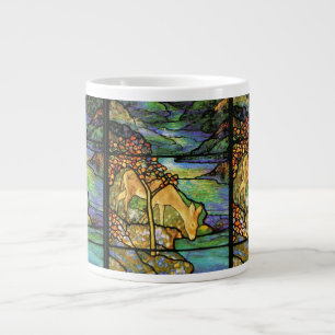Grande Tasse Le cerf de Tiffany en verre
