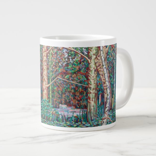 Grande Tasse Le chemin de janvier (Devant droit)