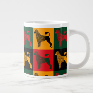 Grande Tasse Le chien d'eau portugais intelligent