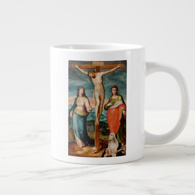 Grande Tasse Le Christ sur la croix avec des saints (Droite)