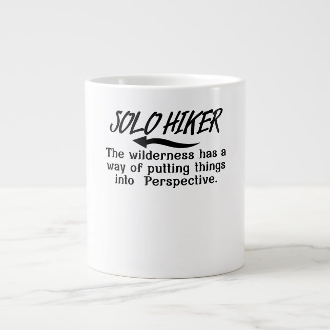 Grande Tasse Le désert met les choses en perspective. (Devant)