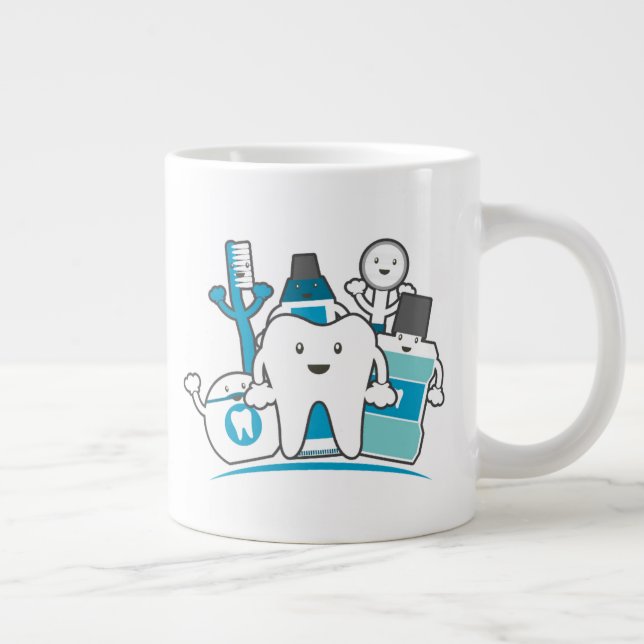 Grande Tasse Le gang des dents propres (Droite)