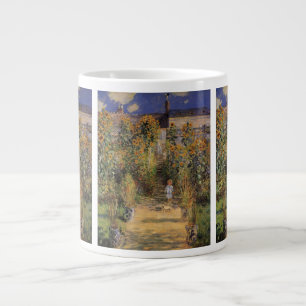 Grande Tasse Le Jardin de l'artiste à Vétheuil de Claude Monet