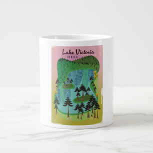 Grande Tasse Le lac Victoria affiche des voyages africains
