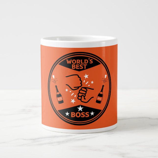 Grande Tasse Le meilleur patron du monde (Devant)