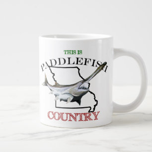 Grande Tasse Le Missouri est un pays de paddlefish