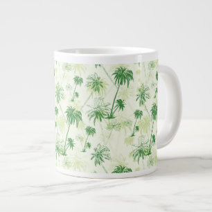 Grande Tasse Le Motif Green Palm Tree