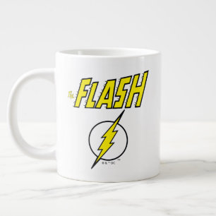 Grande Tasse Le nom Flash et logo d'éclair