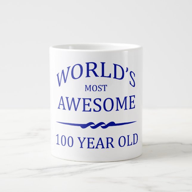 Grande Tasse Le plus beau centenaire du monde (Devant)