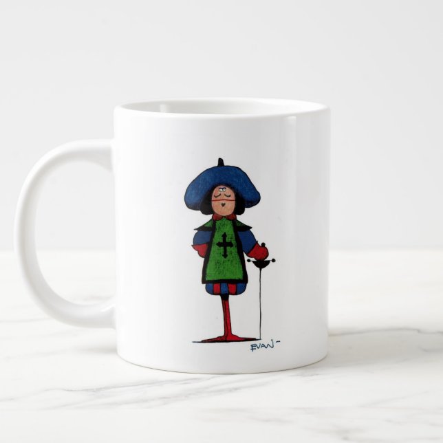 Grande Tasse Le Porthos des trois mousquetaires (Gauche)