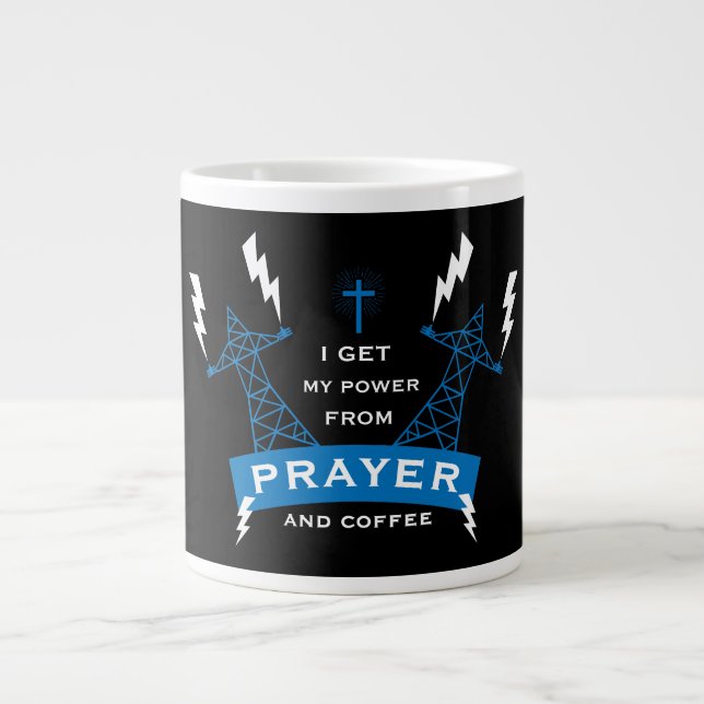 Grande Tasse Le Pouvoir De La Prière (Devant)