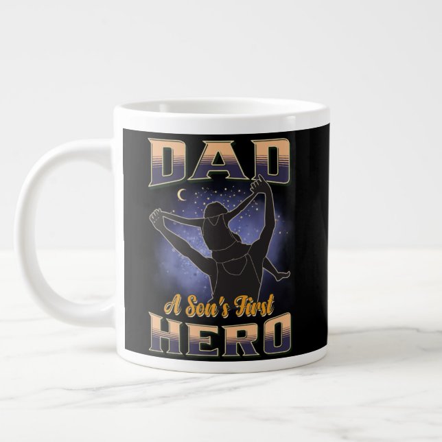 Grande Tasse Le premier héros de Papa A Son Fils (Gauche)