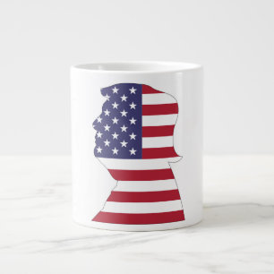 GRANDE TASSE LE PRÉSIDENT DONALD TRUMP AMERICAN FLAG