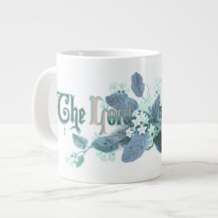 Grande Tasse "Le Seigneur est ressuscité" Art de Pâques vintage
