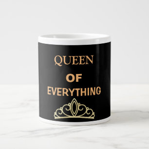 Grande Tasse Le sel noir est la reine de tout café géant