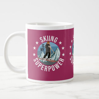 Grande Tasse Le Ski Est Ma Superpuissance