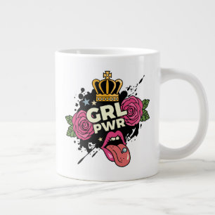 Grande Tasse Le style tatouage Girl Power