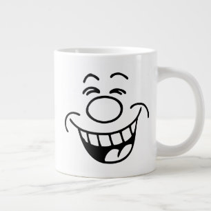 Grande Tasse Le visage riant Emoji