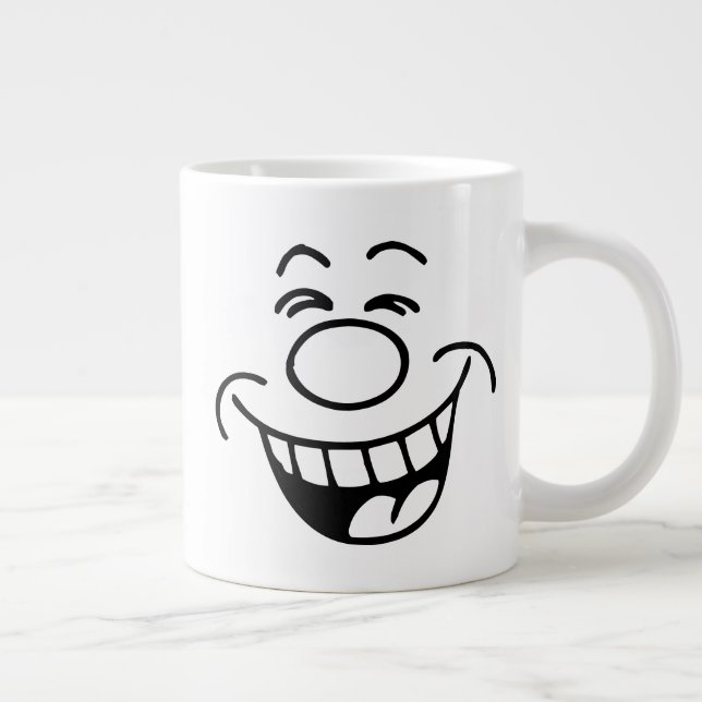 Grande Tasse Le visage riant Emoji (Droite)