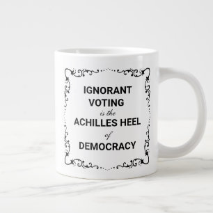 Grande Tasse Le Vote Ignorant est le Talon d'Achille de la Démo